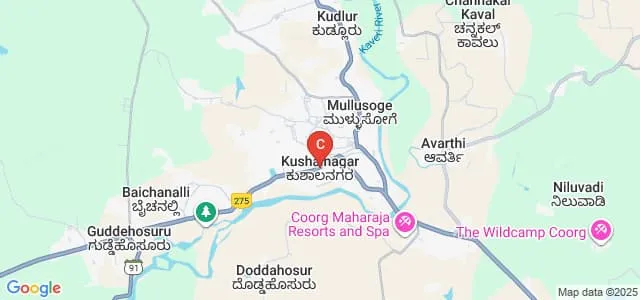 Government First Grade College, Kushalnagar Map