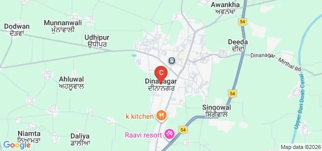 Swami Sarvanand Institute of Engineering and Technology, Dinanagar Map