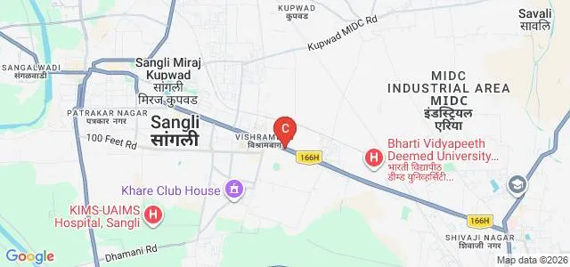 Walchand College of Engineering, Sangli Map