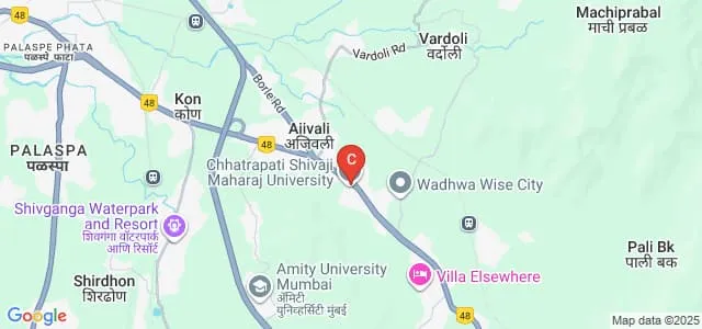 Department of Law, Chhatrapati Shivaji Maharaj University, Navi Mumbai Map