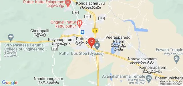 Sri Vidya Institute of Management Studies, Chittoor Map