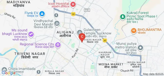 Avadh Institute of Medical Technology and Hospital, Lucknow Map