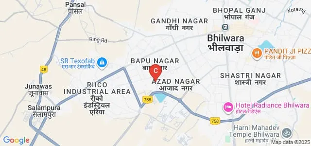 Aacharya Chanakya Law College, Bhilwara Map