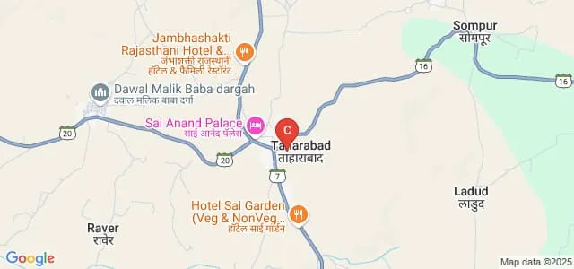 Maratha Vidya Prasarak Samaj's Arts and Commerce College, Taharabad Map
