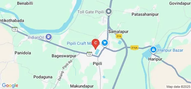 Pipili College, Pipili Map