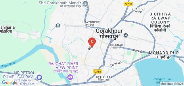 Islamia College of Commerce, Gorakhpur Map