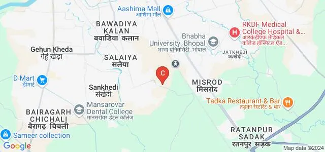 Rukmani Devi Institute of Science and Technology, Bhopal Map