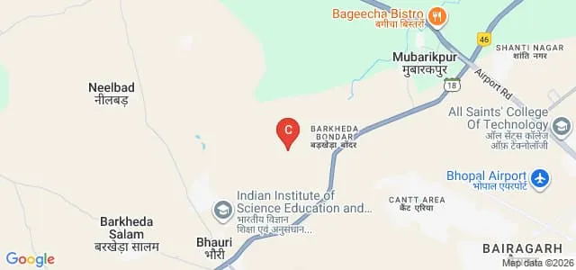Dr Shankar Dayal Sharma Ayurvedic College and Hospital, Bhopal Map