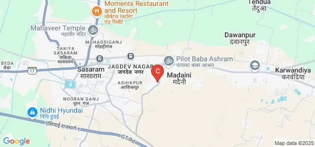 SP Jain College, Sasaram Map