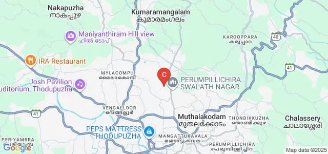 Al-Azhar Dental College, Thodupuzha Map