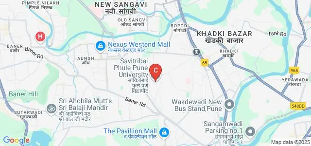 The School of Public Health and Health Sciences, Savitribai Phule Pune University, Pune Map