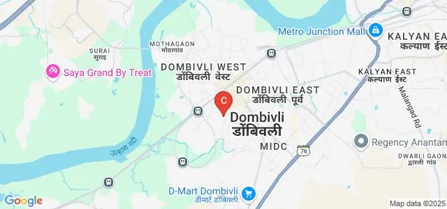 Swami Vivekanand Night College of Arts and Commerce, Dombivli Map