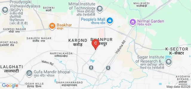 Madan Maharaj College, Bhopal Map