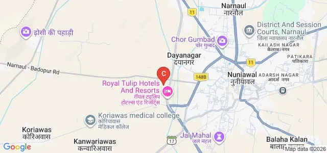 BS College of Education, Narnaul Map