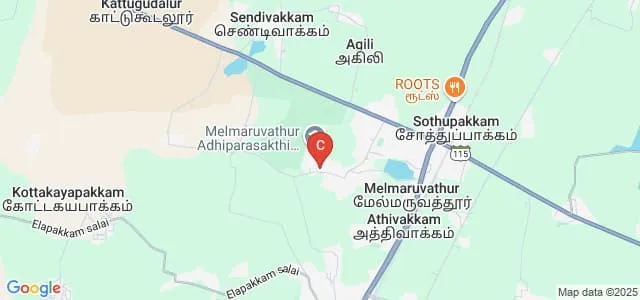 Adhiparasakthi College of Physiotherapy, Kancheepuram Map