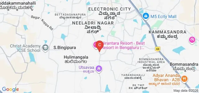 Institute of Health Management Research, Bangalore Map