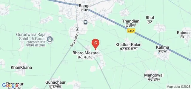 Guru Nanak College for Women, Banga Map