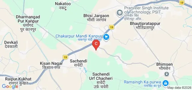 RCRD Kanya Mahavidyalay, Kanpur Map