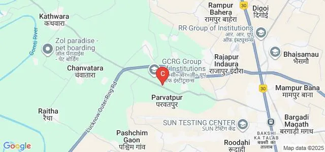 GCRG College of Polytechnic, Lucknow Map