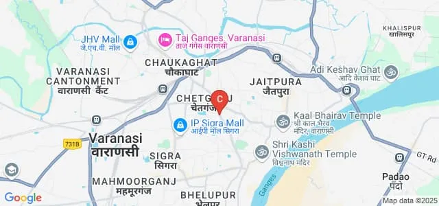 Arya Mahila PG College, Varanasi Map