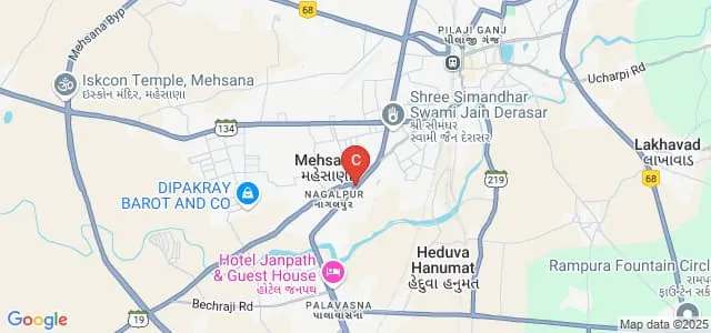 Shri VR Patel College of Commerce, Mehsana Map