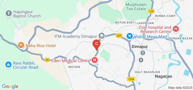 School of Engineering and Technology, Nagaland University, Dimapur Map