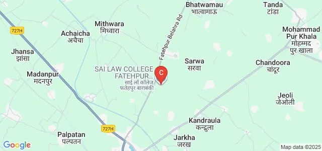 Sai Law College, Barabanki Map