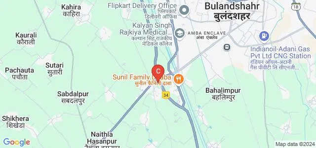 Brahmanand Institute of Research Technology and Management, Bulandshahr Map