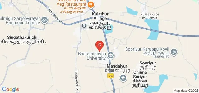Pavendar Bharathidasan College of Arts and Science, Tiruchirappalli Map