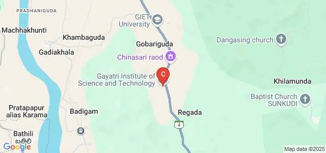 Gayatri Institute of Science and Technology, Rayagada Map