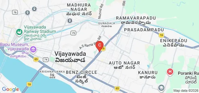 Andhra Loyola College, Vijayawada Map
