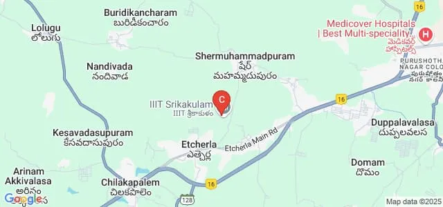 Rajiv Gandhi University of Knowledge Technologies, Srikakulam Campus Map