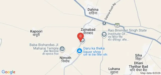Shaheed Capt DK Khola College of Education, Rewari Map