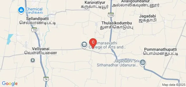 Surabi School of Nursing, Karur Map