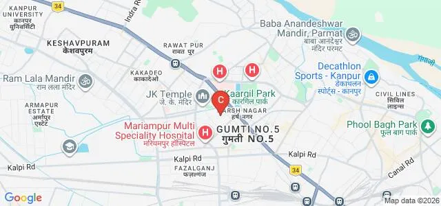 Dr Gaur Hari Singhania Institute of Management and Research, Kanpur Map