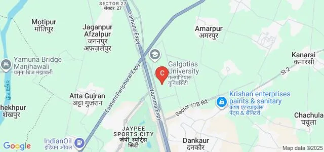 School of Law, Galgotias University, Greater Noida Map