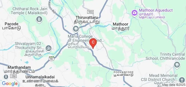 White Memorial College of Physiotherapy, Attoor Map