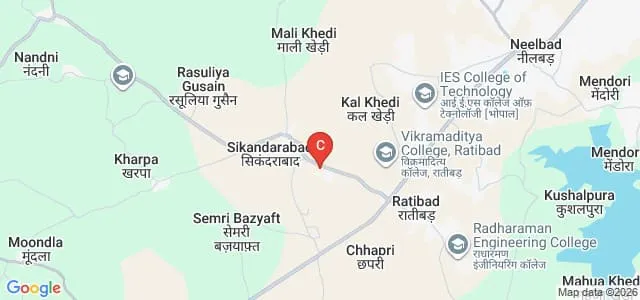 Shree Bhavan's Bharti College of Education, Bhopal Map