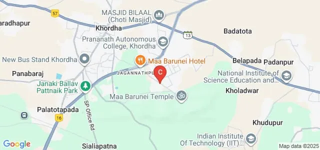 TempleCity Institute of Technology and Engineering, Khordha Map