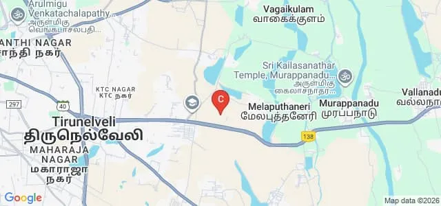 Almighty College of Nursing, Tirunelveli Map