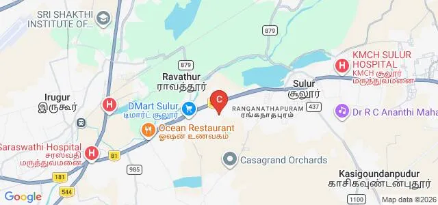 RVS College of Education, Coimbatore Map