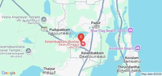 Chettinad Hospital and Research Institute, Kelambakkam Map
