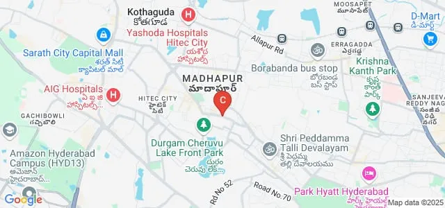 Pixels Academy, Hyderabad Map