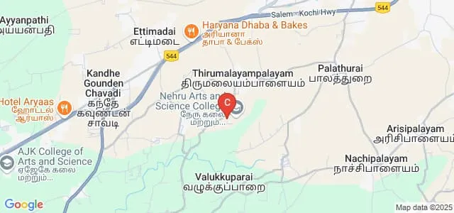 Nehru Institute of Engineering and Technology, Coimbatore Map