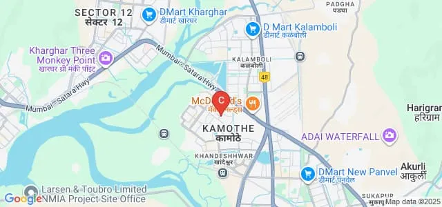 DSP College of Arts, Science, Science-IT and Commerce, Navi Mumbai Map