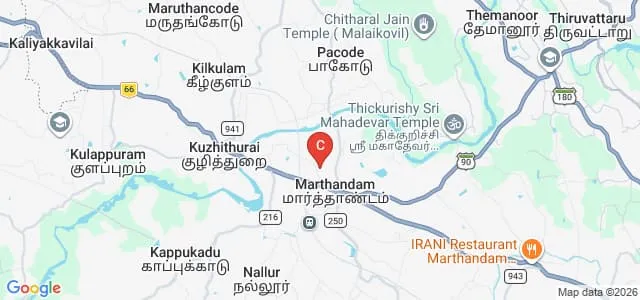 Christian College of Education, Kanyakumari Map