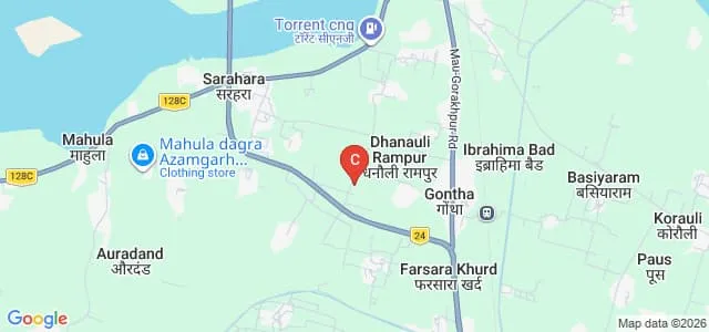 Shri Krishna Mahila Mahavidyalaya, Madhuban Map