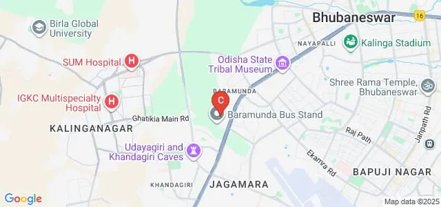 Utkal Institute of Management, Khordha Map