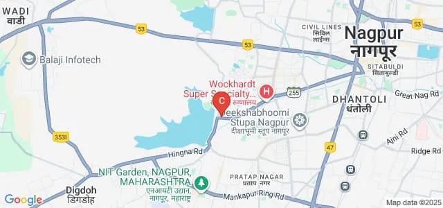 Dharampeth Education Society's Dharampeth Polytechnic, Nagpur Map