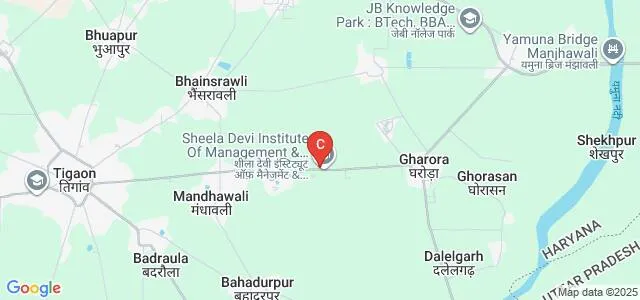SD Polytechnic College, Faridabad Map